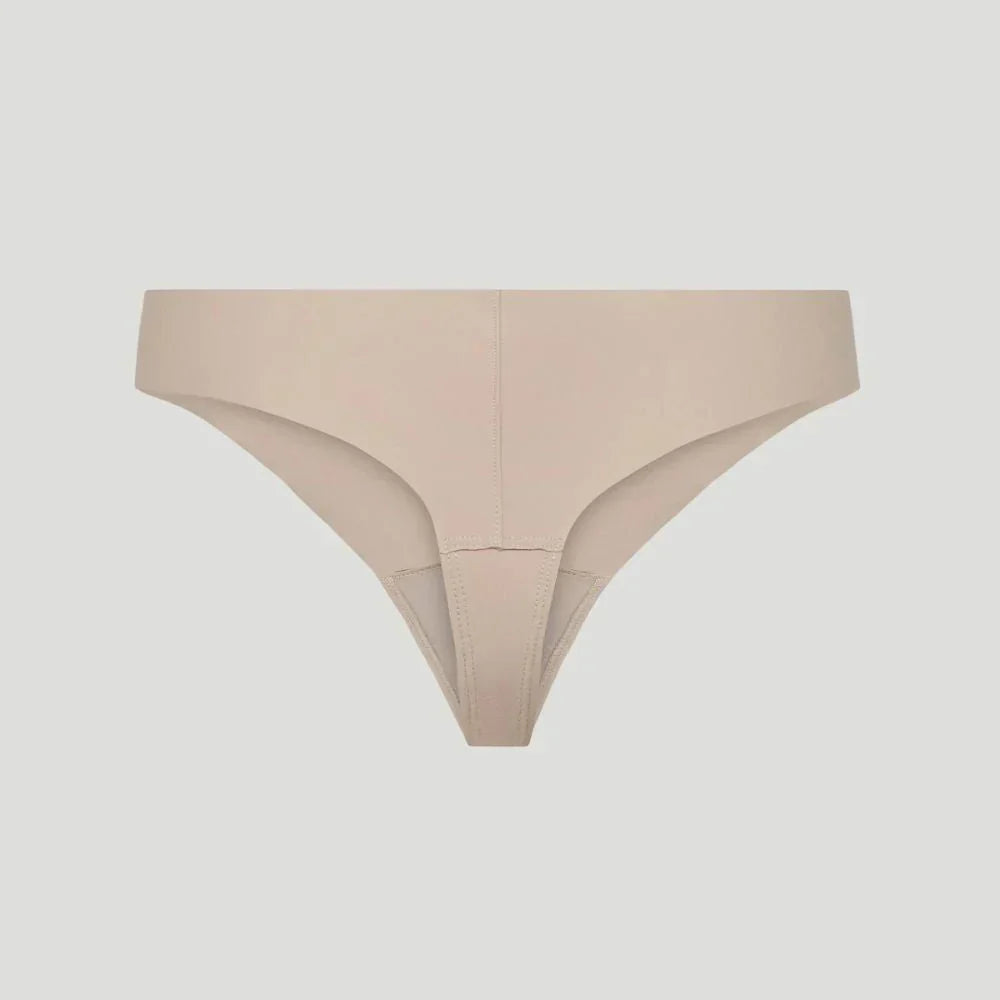 Mid-waisted thong nude (Set of 3)