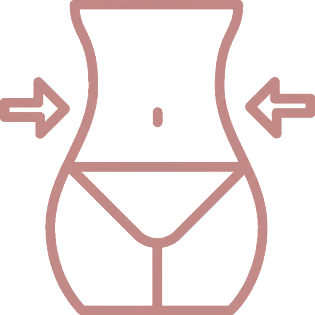 <h3>visibly slims thighs & hips</h3>